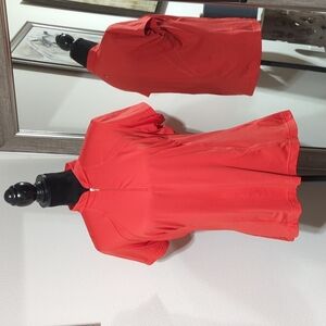 Women's Antigua desert dry red golf polo shirt